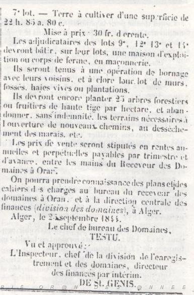 ECHO D ORAN SAMEDI 12 OCTOBRE 1844 PAGE 99 23.JPG